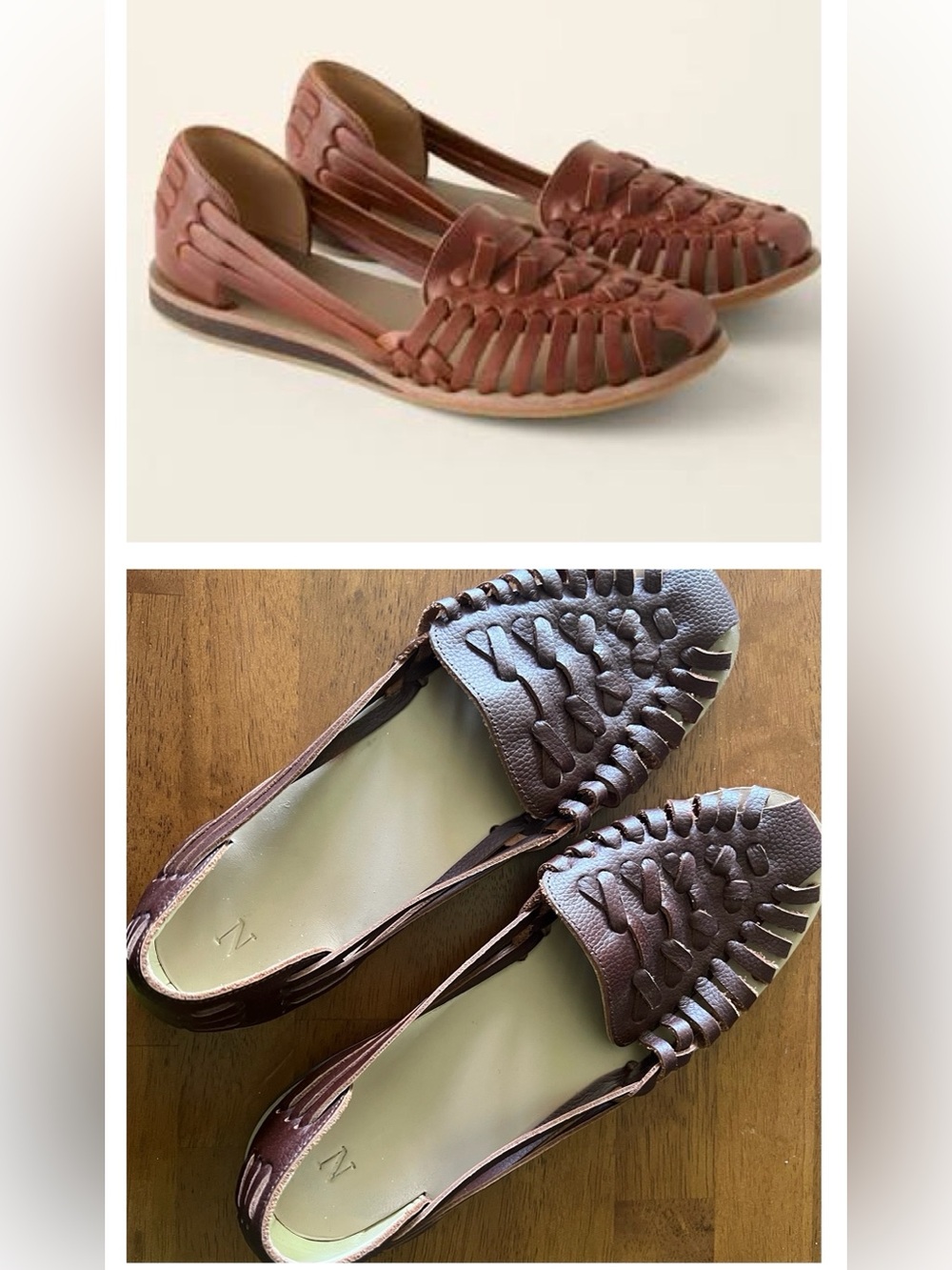Nisolo Huarache Sandal Dark Brown Size 10